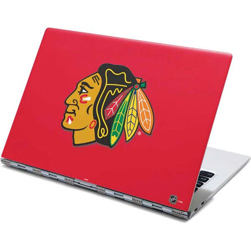 NHL Chicago Blackhawks Solid Background Yoga 910 2-in-1 14in Touch-Screen Skin
